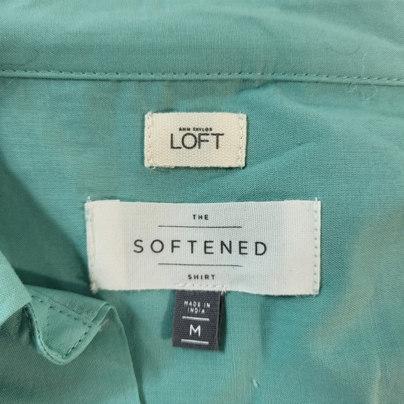 Ann Taylor LOFT Softened Cut Out Blouse - Picture 7 of 7